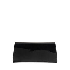 Pochette donna nera in vernice, Primadonna, 255126220VENEROUNI, 001a