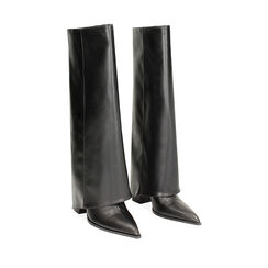 Bota negra con doble caña, 244914910EPNERO035, 002a