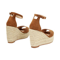 Cuñas de mujer coñac en microfibra, Primadonna, 254981950MFCOGN035, 004 preview