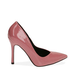 Décolleté rosa antico in naplack, tacco 10,5 cm , Primadonna, 202186102NPROAN036, 001a