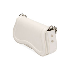 Mini bag saddle bianca, Primadonna, 215124731EPBIANUNI, 002 preview