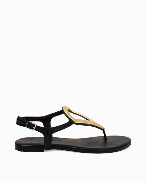 WOMEN SHOES FLAT SYNTHETIC NERO, BLACK