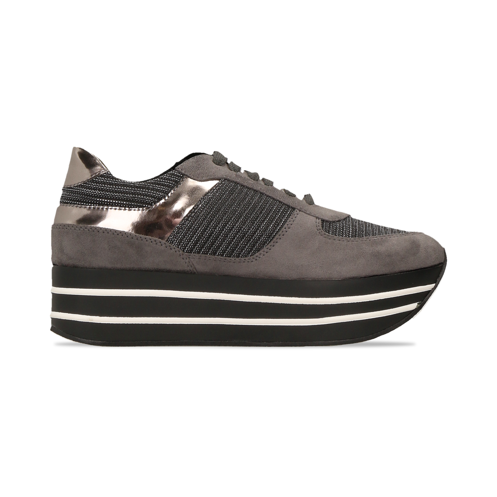 sneakers nere con platform