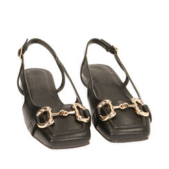 Ballerine nere con staffa, Primadonna, 214907801EPNERO035, 002a
