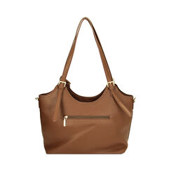 Borsa a spalla hobo marrone, Primadonna, 225701034EPMARRUNI, 003 preview