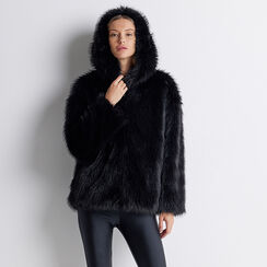 Cappotto maxi nero, Primadonna, 22B402316FUNEROUNI, 004 preview
