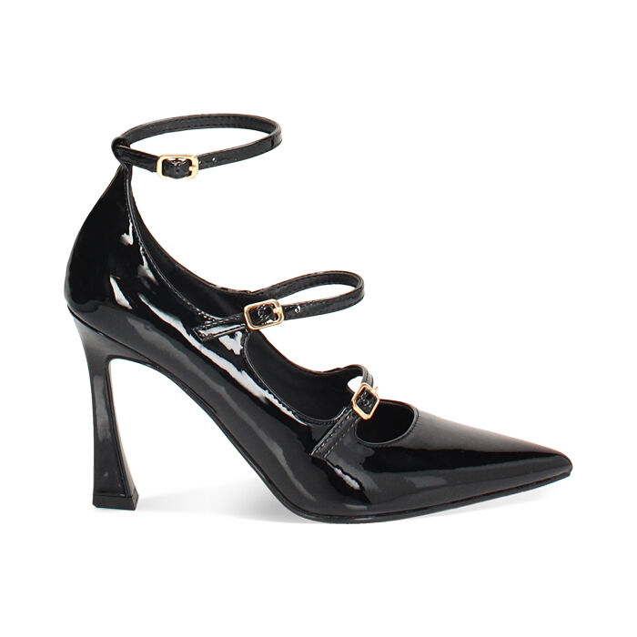 Escarpins noirs avec boucles, Primadonna, 242159746VENERO037