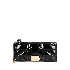 Mini bag nera in vernice, Promozioni, 245125871VENEROUNI, 001a