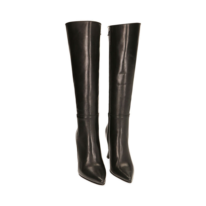 Stivali neri clearance pelle