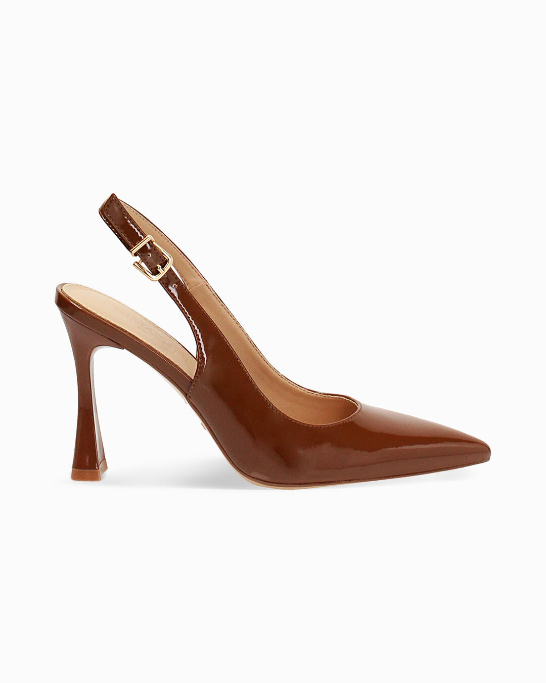Décolleté marroni tacco 9.5 cm