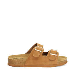 Fussbett femme cognac en daim, Primadonna, 25R300028CMCOGN036, 001a