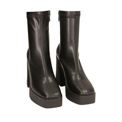 WOMEN SHOES DEMI-BOOT SYNTHETIC NERO, Primadonna, 22N310003EPNERO035, 002a