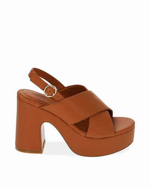 ZAPATOS SANDALIA SINTETICO COGN, COGNAC