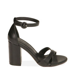 ZAPATOS SANDALIA SINTETICO NERO, Primadonna, 212783454EPNERO036, 001a