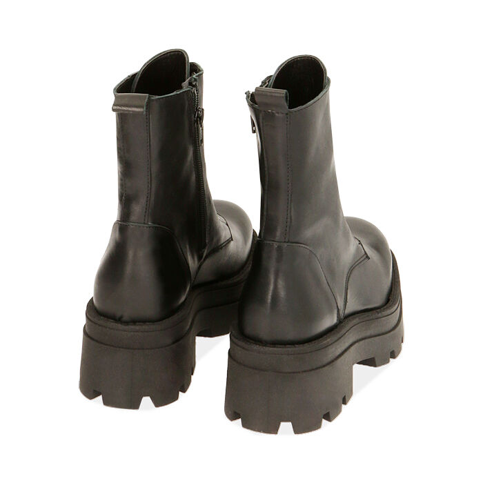 Botas negras de piel para mujer | Primadonna Collection