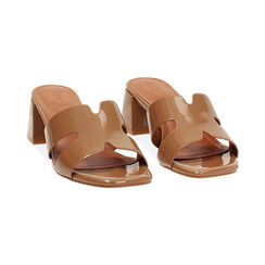 Mules open toe fango tacco 5,5 cm, Primadonna, 27O800139VEFANG035, 003 preview