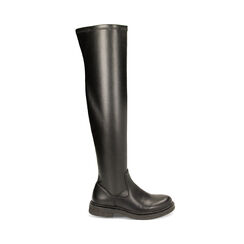 WOMEN SHOES OVER THE KNEE BOTTOM SYNTHET, Primadonna, 220625101EPNERO035, 001 preview