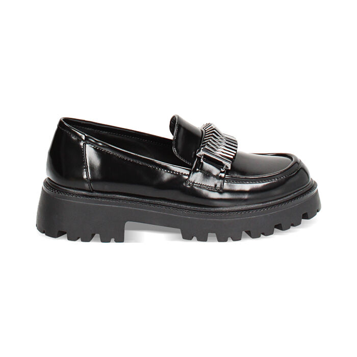 Mocasín negro alto trendy, Primadonna, 244954319ABNERO035