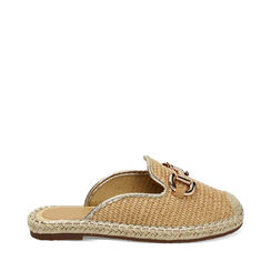Sabots beige en raphia, Primadonna, 234902002RFBEIG036, 001a