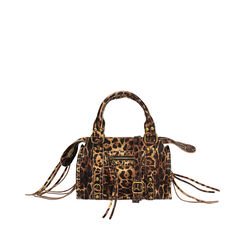Bolso de mano con estampado de leopardo, Primadonna, 240804508LMLEOPUNI, 001a