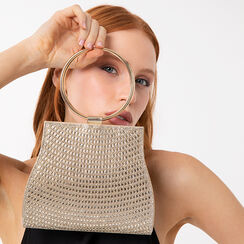 Mini bolso oro con piedras brillantes, Primadonna, 275126454LPOROGUNI, 002 preview