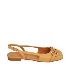 Ballerine cognac con staffa, Primadonna, 214907801EPCOGN035, 001a