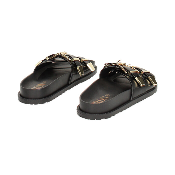 Sandali flat neri store