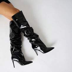 Stivali sopra il ginocchio neri con gambale morbido, Primadonna, 262104523EUNERO035, 002 preview