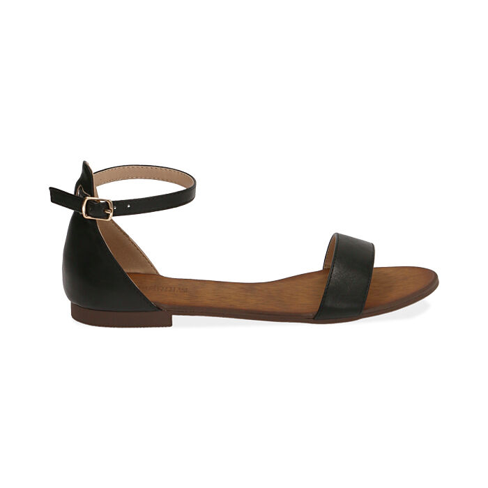 Sandalias planas negras | Colección Primadonna Collection