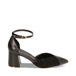Décolleté nere, tacco 6,5 cm, Primadonna, 222121702EPNERO035, 001a