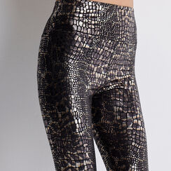 Leggings oro stampa pitone, Primadonna, 22B400301PTOROGUNI, 004 preview
