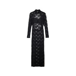 Vestito nero da donna in pizzo, Primadonna, 26C925025TSNEROM, 003 preview