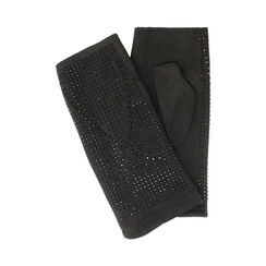 Guantini senza dita con strass neri, Primadonna, 26B424536MPNEROUNI, 001 preview