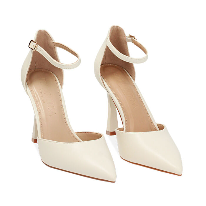 Décolleté open shank donna panna, tacco 10 cm