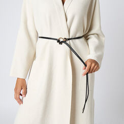 Ceinture noire avec détails dorés pour une touche chic, Primadonna, 26B401905EPNEORUNI, 002a