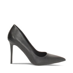 Salón negro de mujer con tacón de 10 cm, Primadonna, 262130616EPNERO035, 001a
