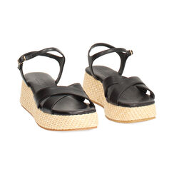 Compens&eacute;es noires talon 5,8 cm, Primadonna, 274958527EPNERO035, 003 preview