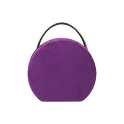 Clutch viola in microfibra con tracolla removibile, Primadonna, 261123006MFVIOLUNI, 004 preview