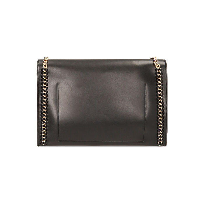 Borsa donna a spalla nera chain Primadonna Collection