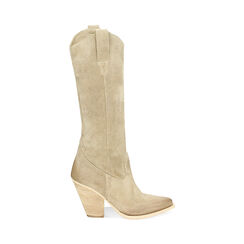 WOMEN SHOES BOOTS SUEDE BEIG, Primadonna, 23L615018CMBEIG037, 001 preview