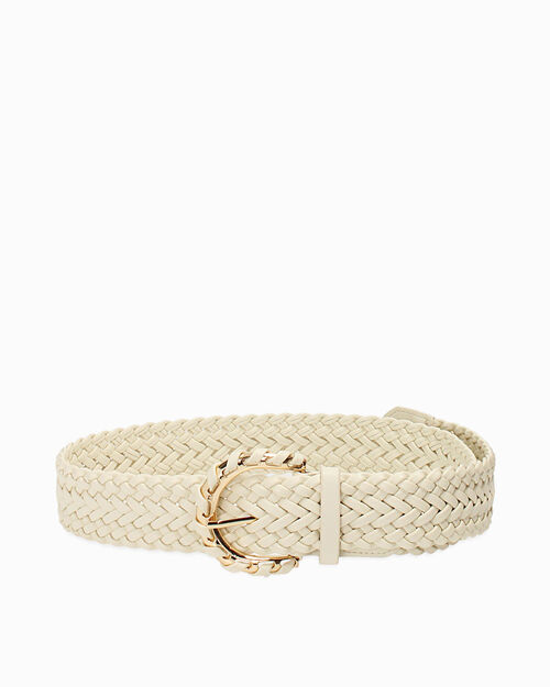 ACCESSOIRES TAILLE SYNTHETIQUE CUIR WOVE, CREAM
