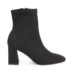 Bottines noires pour femme avec talon de 7,5 cm, Primadonna, 264943701LYNERO036, 001 preview