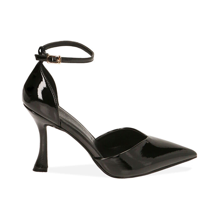 Escarpins cuir on sale noir