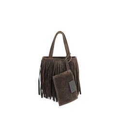 BAG MINI BAG SUEDE MORO, Primadonna, 260805168CMMOROUNI, 001a