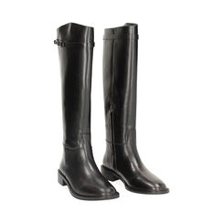 Botte noire en cuir, Primadonna, 24N530004PENERO035, 002 preview