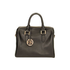 Borsa a mano nera in pelle, Primadonna, 22U309901PENEROUNI, 001 preview