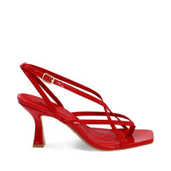 Sandale à talons femme rouge en vernis, Primadonna, 252164826VEROSS035, 001a