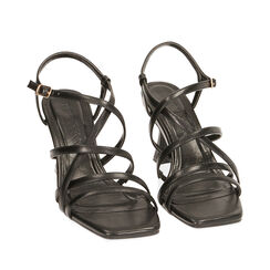 ZAPATOS SANDALIA SINTETICO NERO, Primadonna, 212164801EPNERO035, 002a