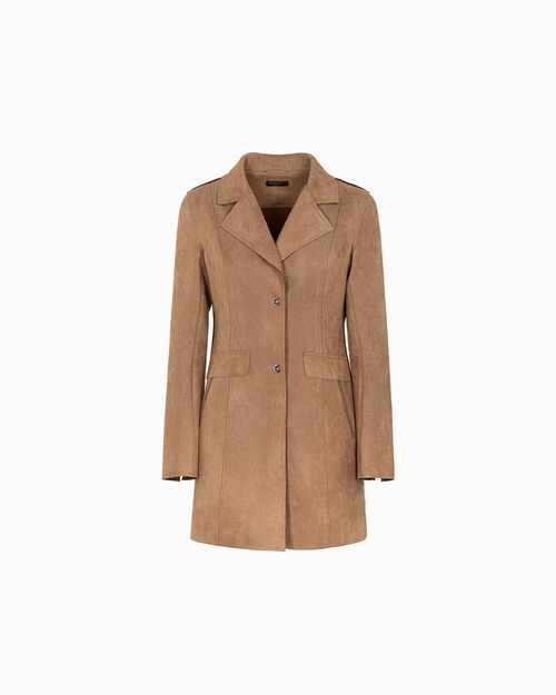 Trench cognac dal design sofisticato, COGNAC