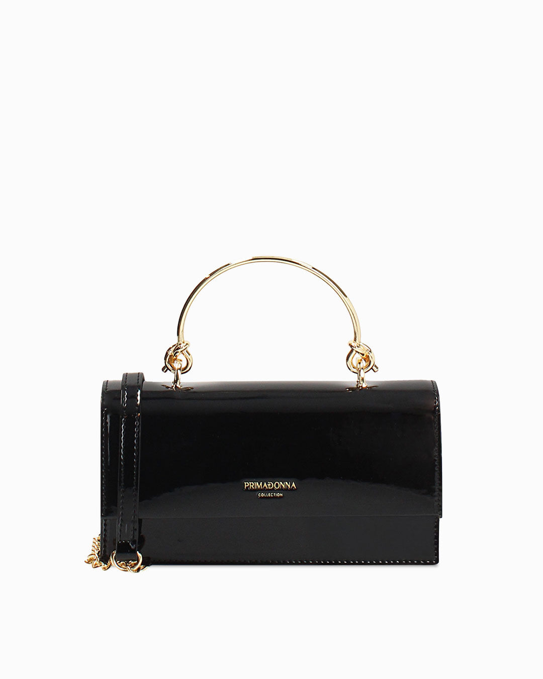 Mini bag nera con tracolla removibile